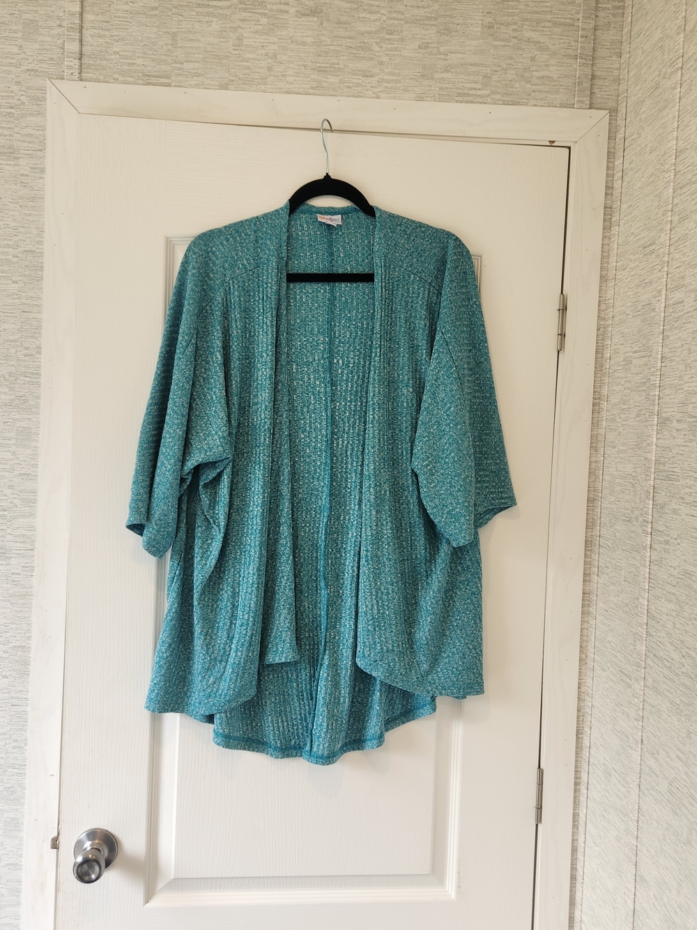 LuLaRoe Teal Open Front Sweater Cardigan